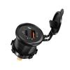 Car Charger with Independent Switch, Fast Charging QC 3.0 PD+USB for Cross-Border & Modified Vehicles