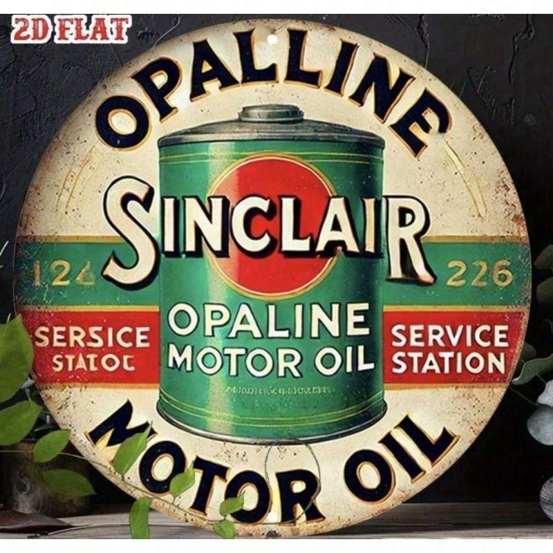 Metal Poster Sinclair Dino Gas Sign Retro Garage Decor Wall Art