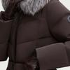 Bosideng B250244722 Belted Fur Collar Goose Down Jacket