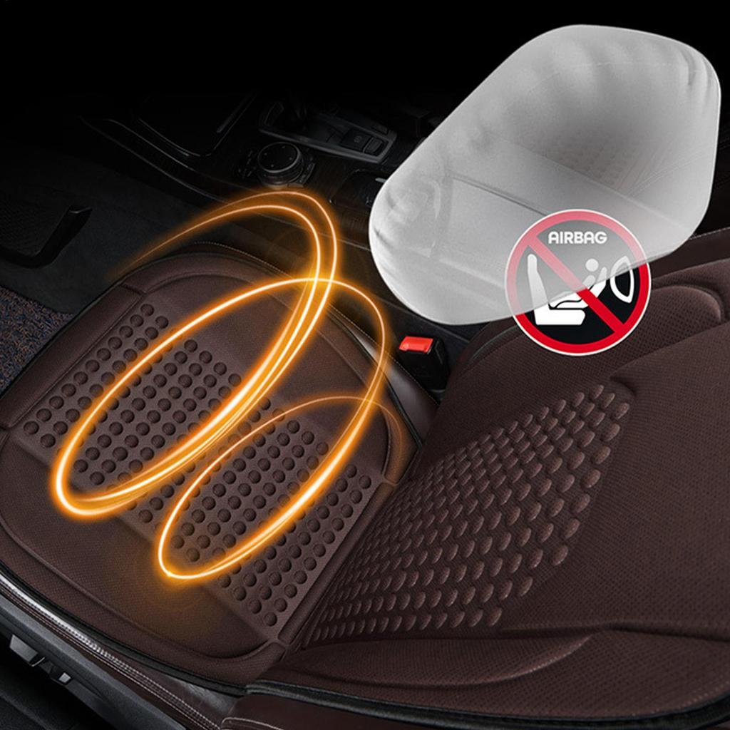 Car Seat Heater Ergonomic Full Back Cover Fast Heating Seat Warmer For Car For Truck SUV RV Sedan Automotive Van Cold Weather