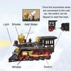 Remote Control Retro Train Set RC Train Toys Steam Electric Stepless Speed Control Remote Smoking Train Children's Toys  Gifts
