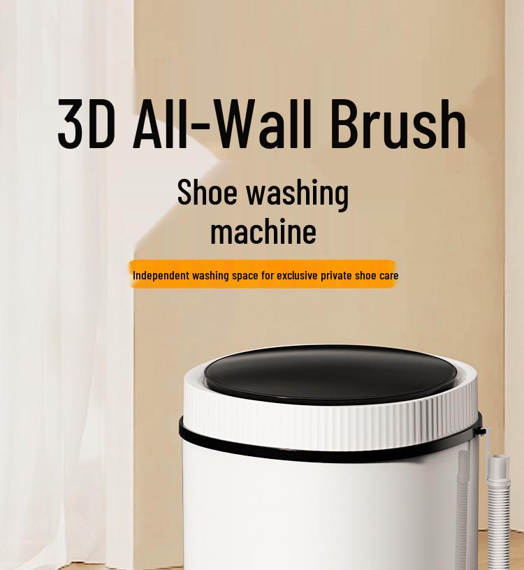 Spot Automatic Shoe Washer and Dryer: Silent All-Wall Dormitory Shoe Cleaning Machine.