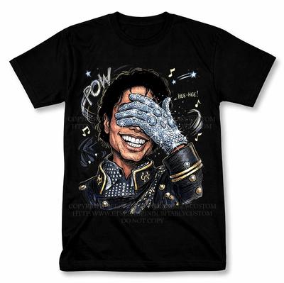Michael Jackson T-Shirt Cartoon Grafik T-Shirt Vintage Stil Fan T-Shirt
