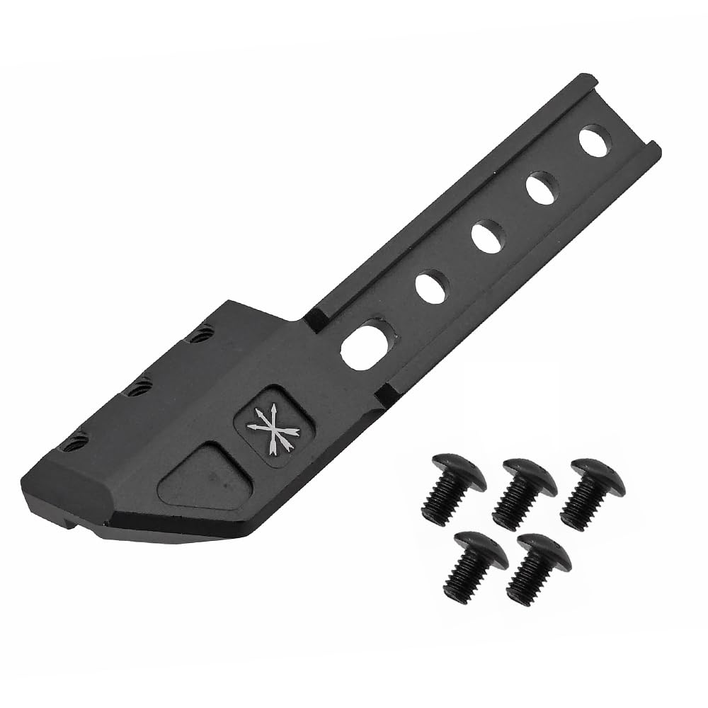 Ryohin Takehin UNITY Type Offset Light Mount Replica for Fusion Micro Hub, Right Offset, Black (LightWing Adapter Right)