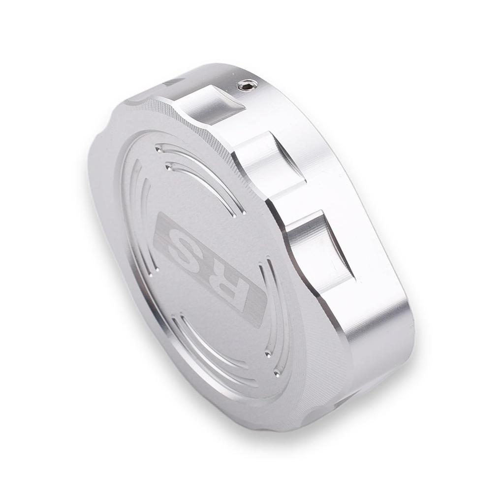 Motorcycle Radiator Cap Cover Radiator Cap for Kawasaki Z900RS Z900RS CAFE (21-24) CNC Aluminum Alloy Accessories (Silver)