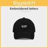 Retro Baseball Cap With Embroidered Letters And Solid Color For Outdoor Use