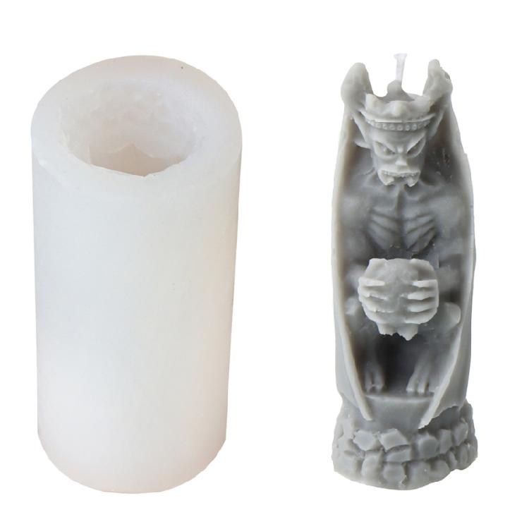 Candle Moulds Hand-Making Soap Molds Death Shape Clay Mould Silicone Crafting Moulds Suitable for Hand-Making Project