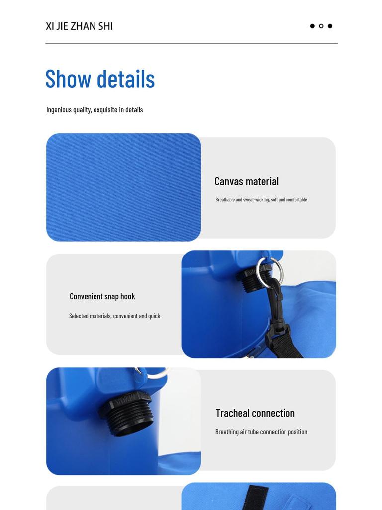 Air-Conditioned Sandblasting Helmet & Protective Suit with Oxygen Supply, Activated Carbon Filter, and Temperature Regulator