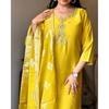 Indischer Bollywood Kurti Salwar Anzug Damen Partykleidung Kurta Hose Dupatta Set Kleid VFP-1820a