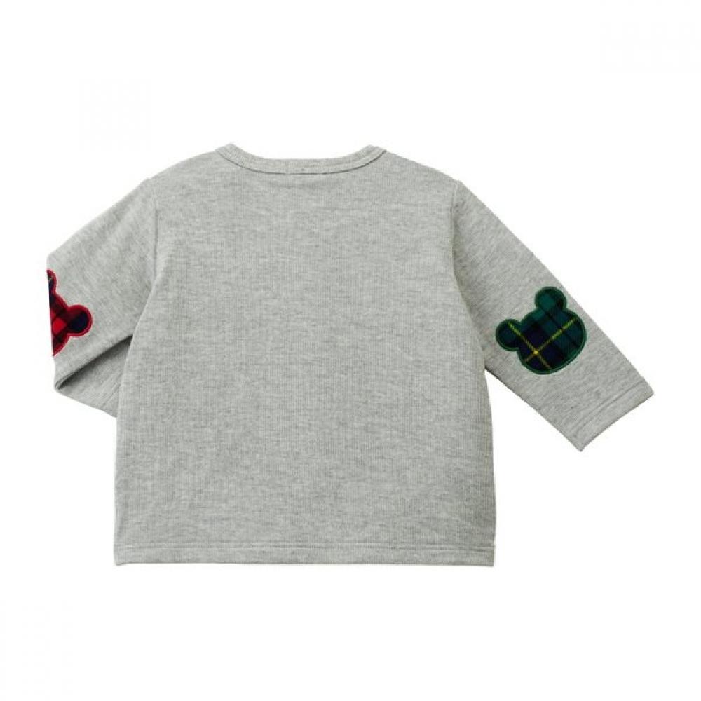 Miki House Bear Check Elbow PaTch T 17o305205 06