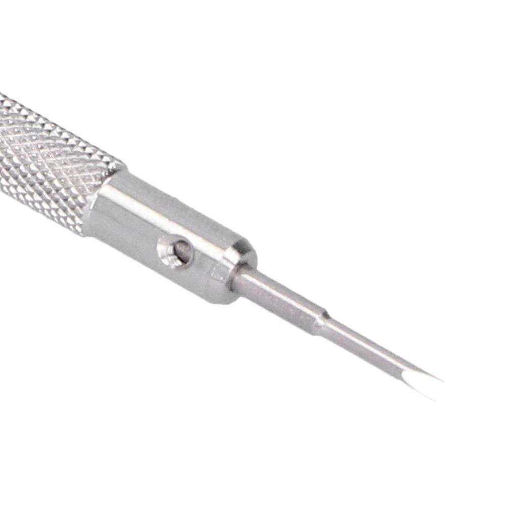 Stainless Steel Watch Screwdriver Anti Slip Knurled Handle Watch Repair Tool  Watch Maintenance
