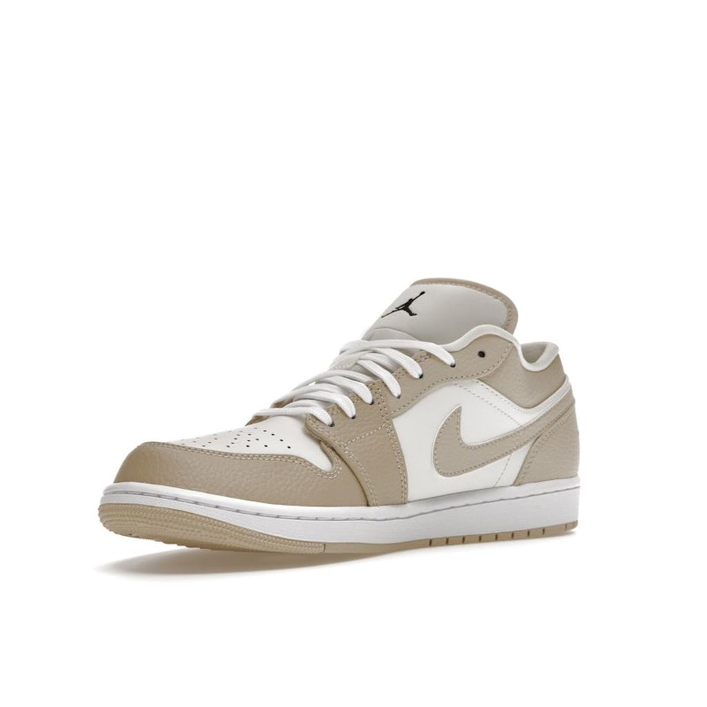 Sneakers da Uomo Air Jordan 1 Low SE Vela Rattan Bianco Crema Nero FB7168-121