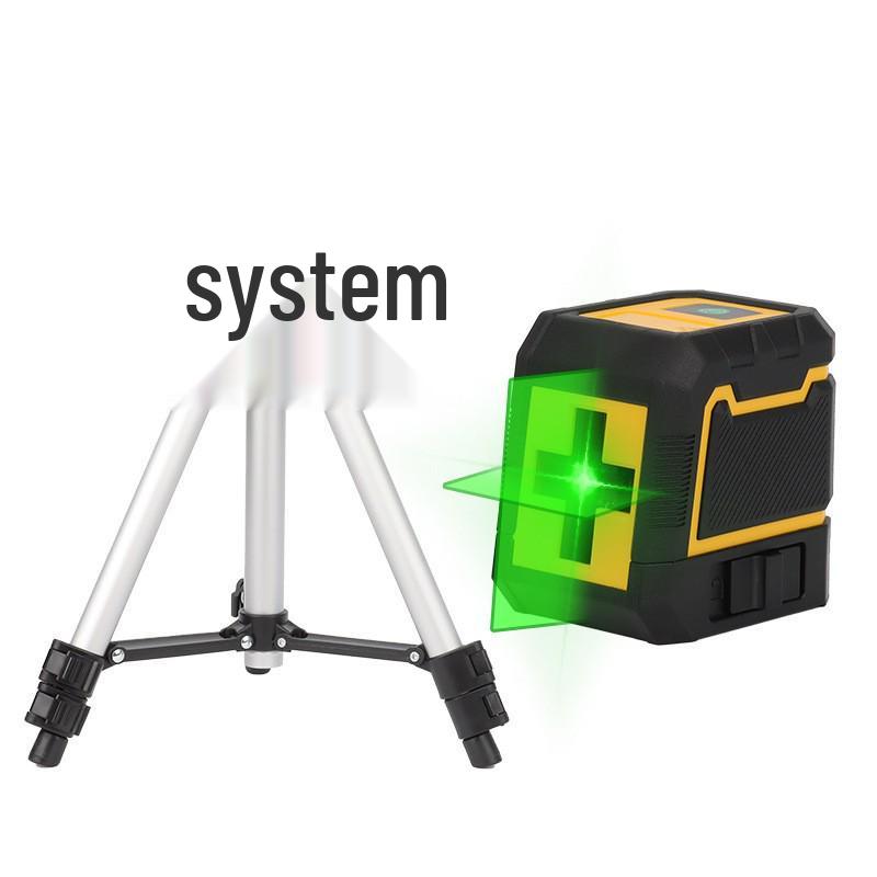Livella Laser Verde Compatta a 2 Linee con Alta Precisione e Forte Luce Infrarossa