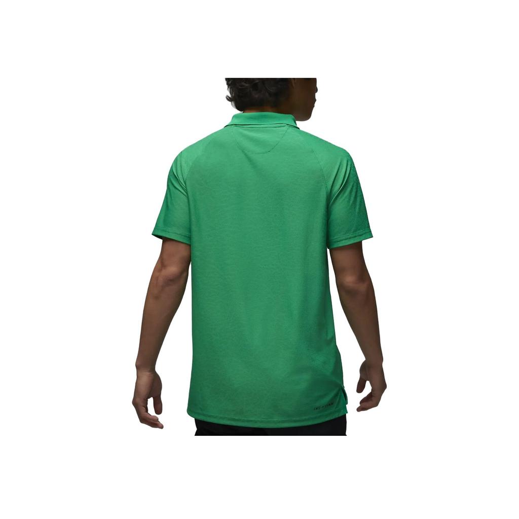 Jordan Solid Color Logo Print Pullover Short Sleeve Polo Shirt Men Tops Green DZ0550-310