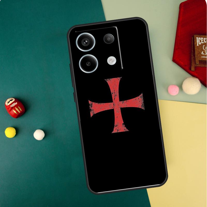 

Чехол-визитница с гербом тамплиеров для Xiaomi Redmi Note 14 Pro 13 12 11 10 15 Pro Plus Redmi 15C 14C 13C 10C 12C 15 Funda Redmi Note 9 Pro