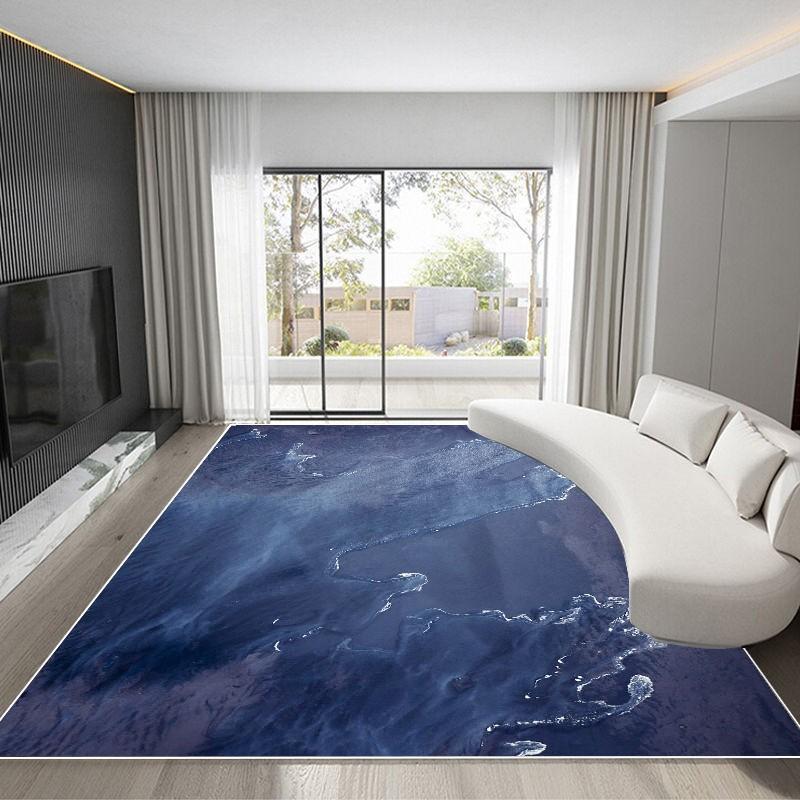 Luxury Marble Carpets for Living Room Gold Home Decor Washable Floor Mat Tapis