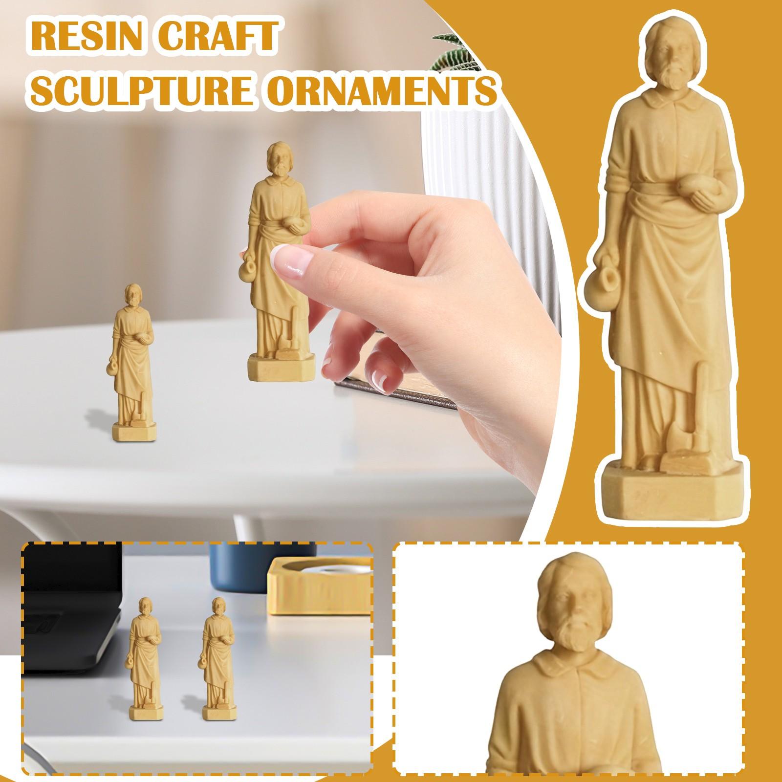 

Sculpture Resin Craft Statue Home Decoration Happiness Holiday Gift One Size