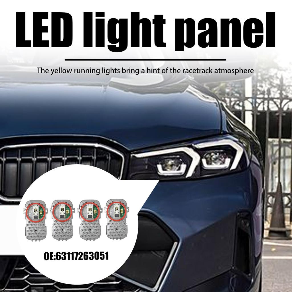 Xenon Headlight Yellow Daylight LED Modules 63117263051 Yellow DRL LED Module for BMW X3 2011-2016 X5 2011-2018 X6 2015-2019