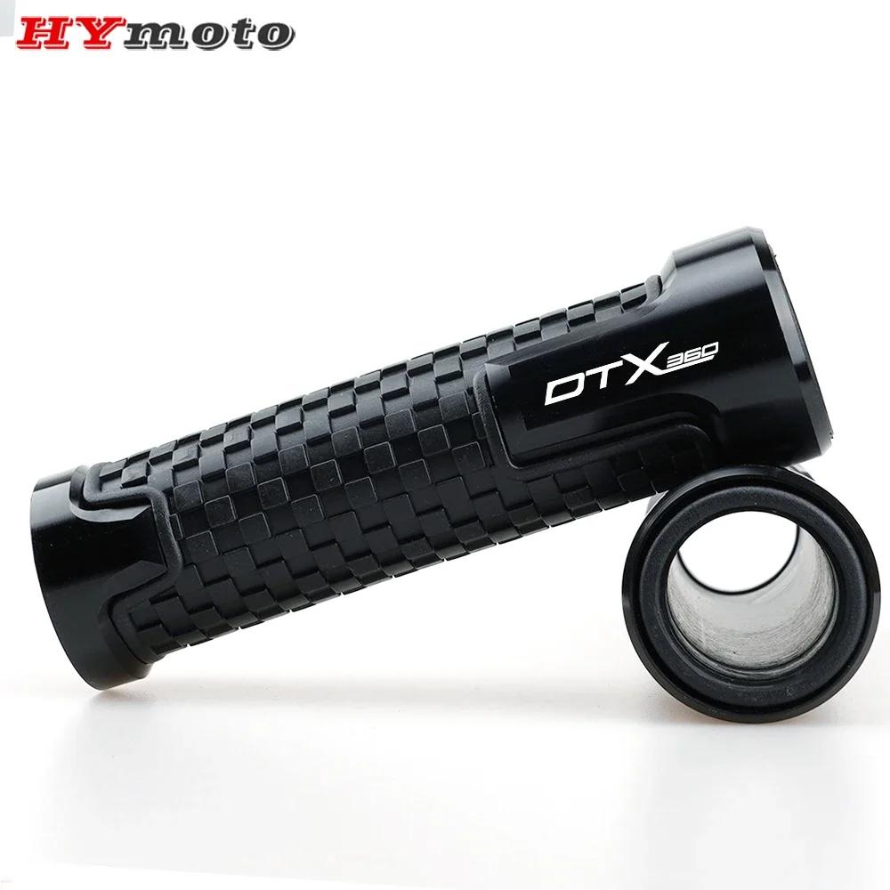 

Motorcycle CNC Accessories Rubber Handbar Grips 7/8 22MM Handle Bar For KYMCO DTX 360 125 125i 350i DTX360 2021 2025 Universal чорний