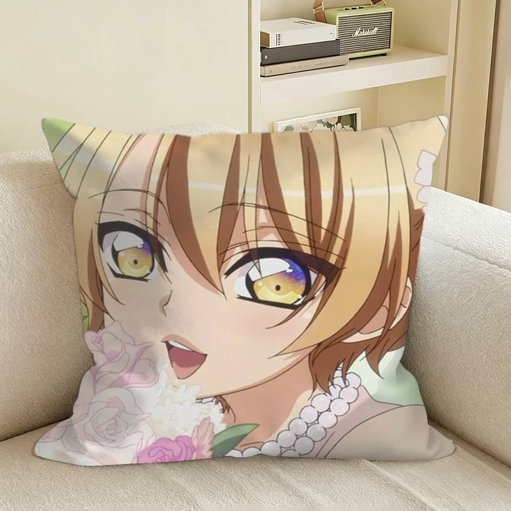 BLIzumi Sena From Love Stage Square Sofa Pillow Cover Solid Color Living Room Home Decor Cushion Case