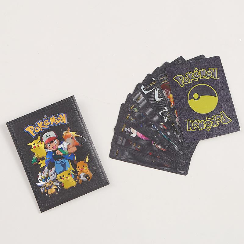 Carte aurie Pokemon Pikachu VMAX GX EX V, cărți argintii, engleză, spaniolă, Charizard Arceus, Colecție Rară Pokémon, carte