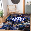 Inter Milan Personalized Text Floor Mat Design for Kitchen Bedrooms Dining Room Dormitory Antislip Carpet Decorate Offices Spiritual Gift