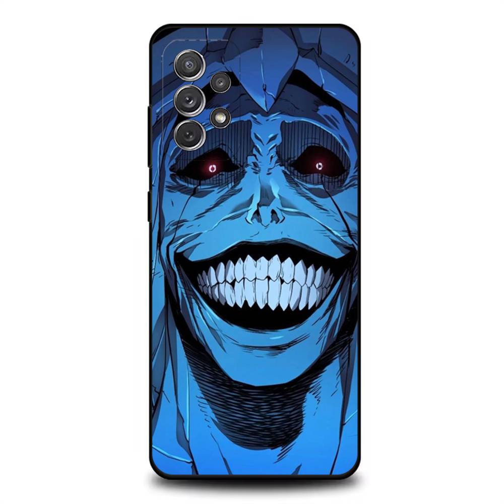 Anime Solo L-Leveling Phone Case For Samsung S25,S24,S21,S22,S23,S30,Ultra,S20,Plus,Fe,Lite,Note,10,9,5G Black Cover