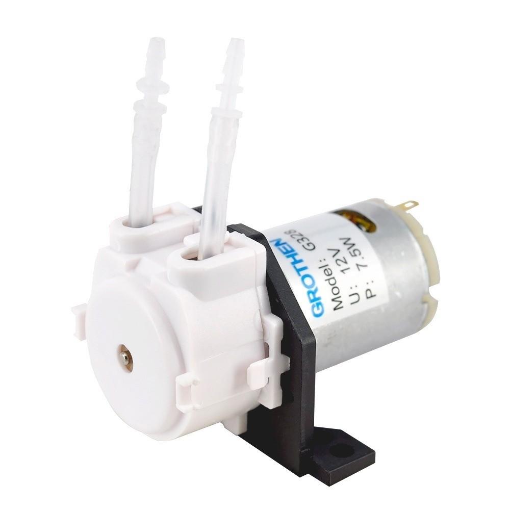 3*5 Size 12V DC Dosing Pump 12V/24V Voltage Peristaltic Design Aquarium Pump DC Powered DIY Compatible Analytical Water Pump