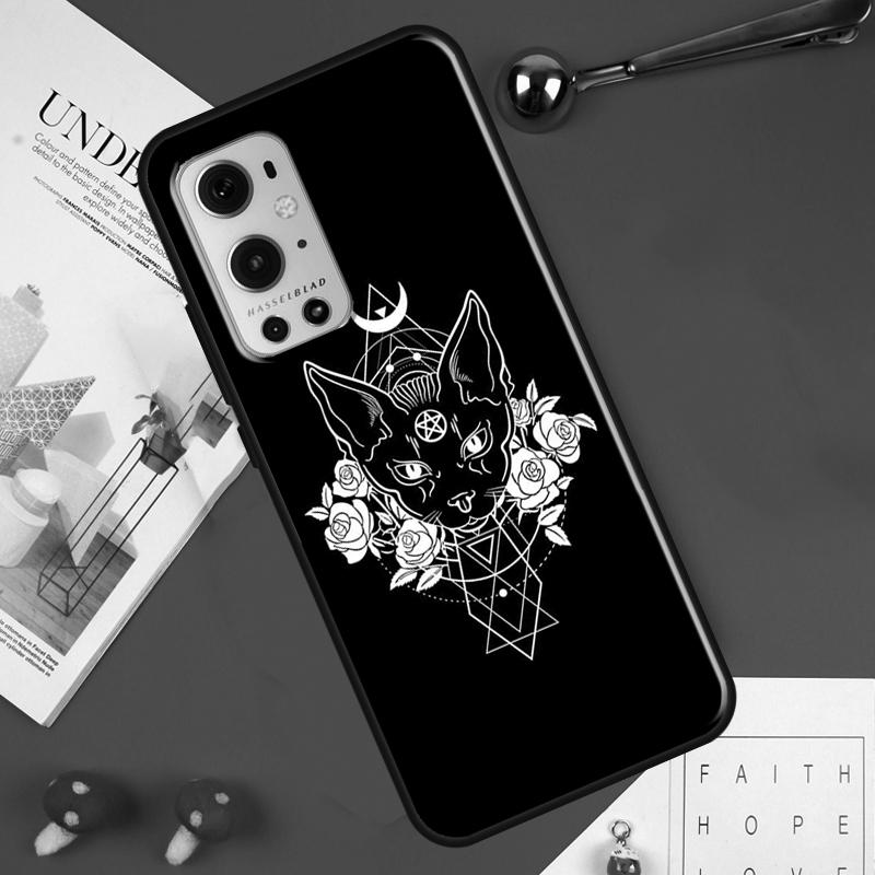 Witchcraft Witch Cat Case For OnePlus Nord 2 CE N10 N100 N20 N200 N300 Ace 8T 9R 9RT 10T 8 9 Pro 10 Pro Cover