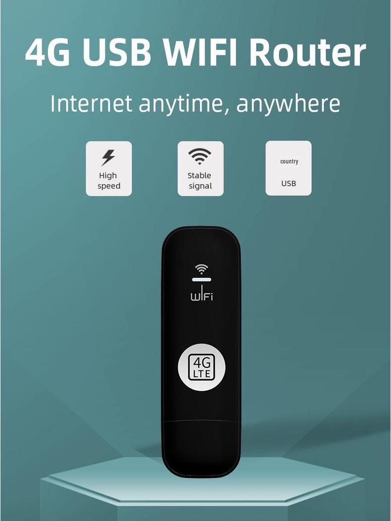 Global 4G USB WiFi Booster: Portable Wireless Internet Card for Indoor/Outdoor Use