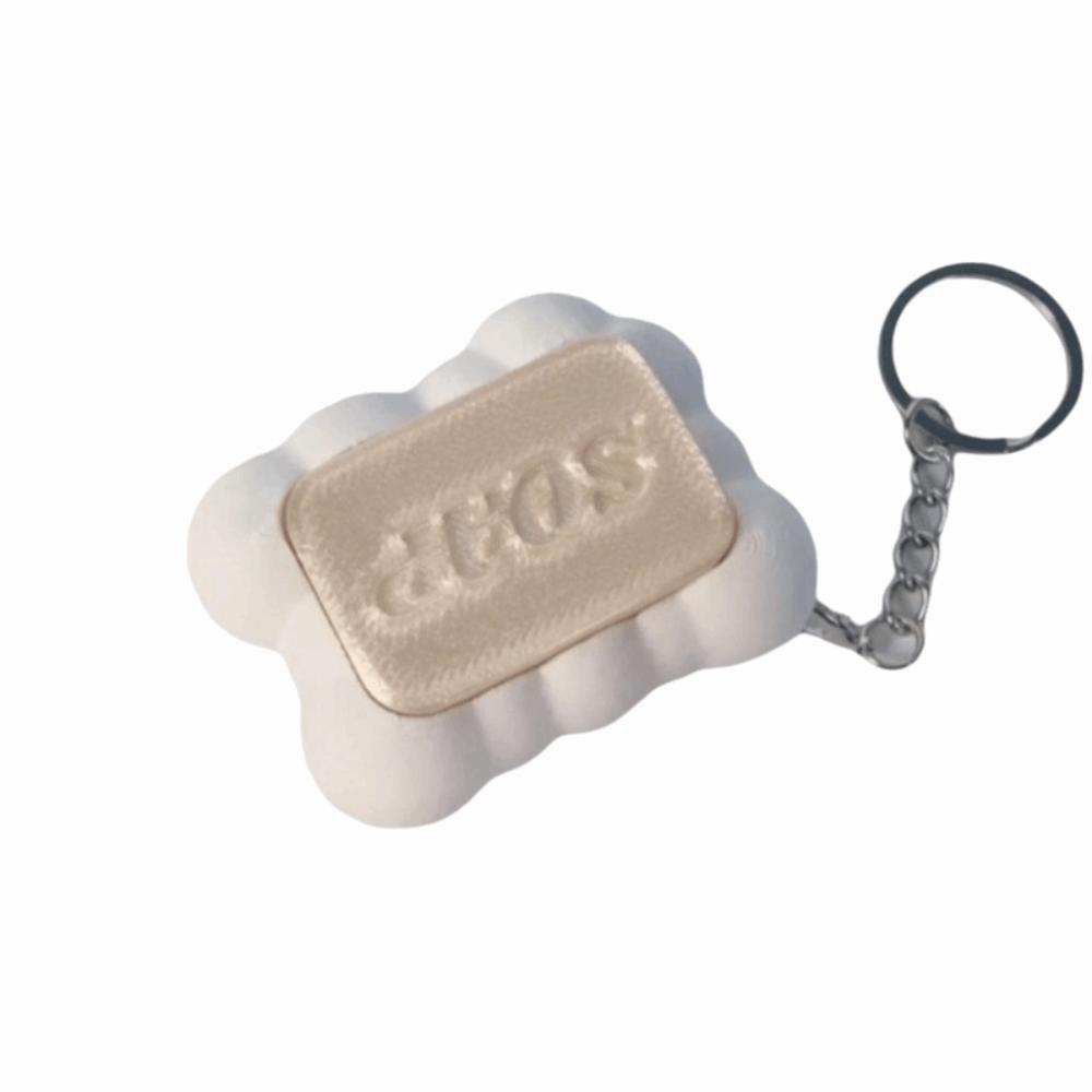 Stress Relief Calming Keychain Keys Soap Fidget Toy Keychain Decompression Gift