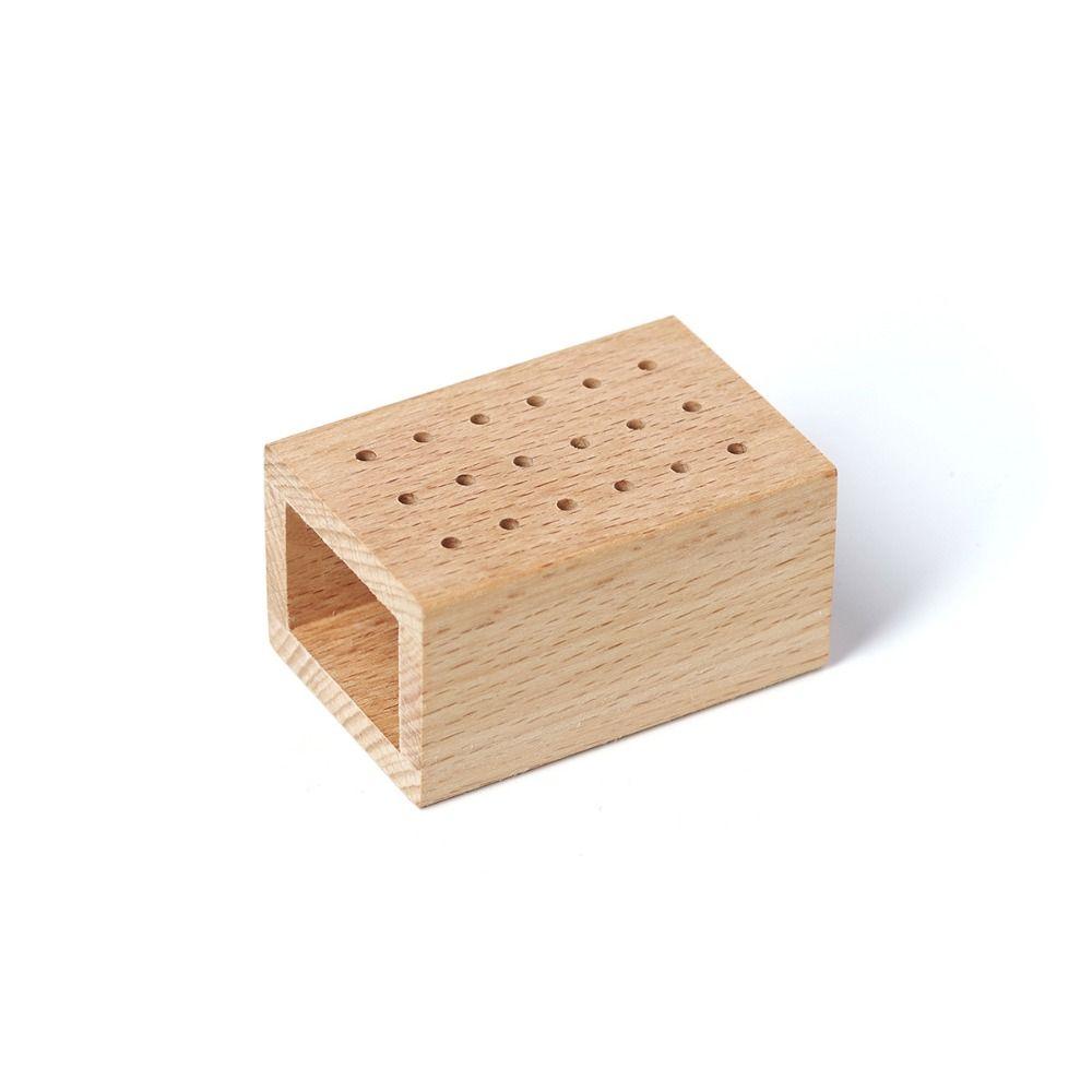 18 Holes Nail Grind Head Organizer Nail Tool Storage Box Manicure Tool Storage