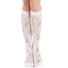 Hollow Lolita Socks Floral Printed Mesh Stockings Cute Calf Long Socks  Pair with Skirts