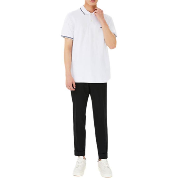 Emporio Armani Logo Detailed Short Sleeved Polo Shirt 8N1FB4-1JPTZ-0100