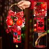 Red New Year Decoration Gold Bell Red Berries Chinese New Year Hanging Pendant Greeting Lucky Charm Traditional Decoration