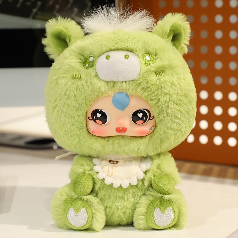 

Cute Colorful Cartoon Pony Vinyl Face Plush Playthings Stuffed Plush Playthings Creativity Surprise Birthday Gifts Toy Kid Bag Pendant Decoration 15cm