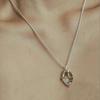 Geometry Oval Transparent Crystal Pendant Necklace For Women Niche Design Luxury Fashion Daily Jewelry Gifts