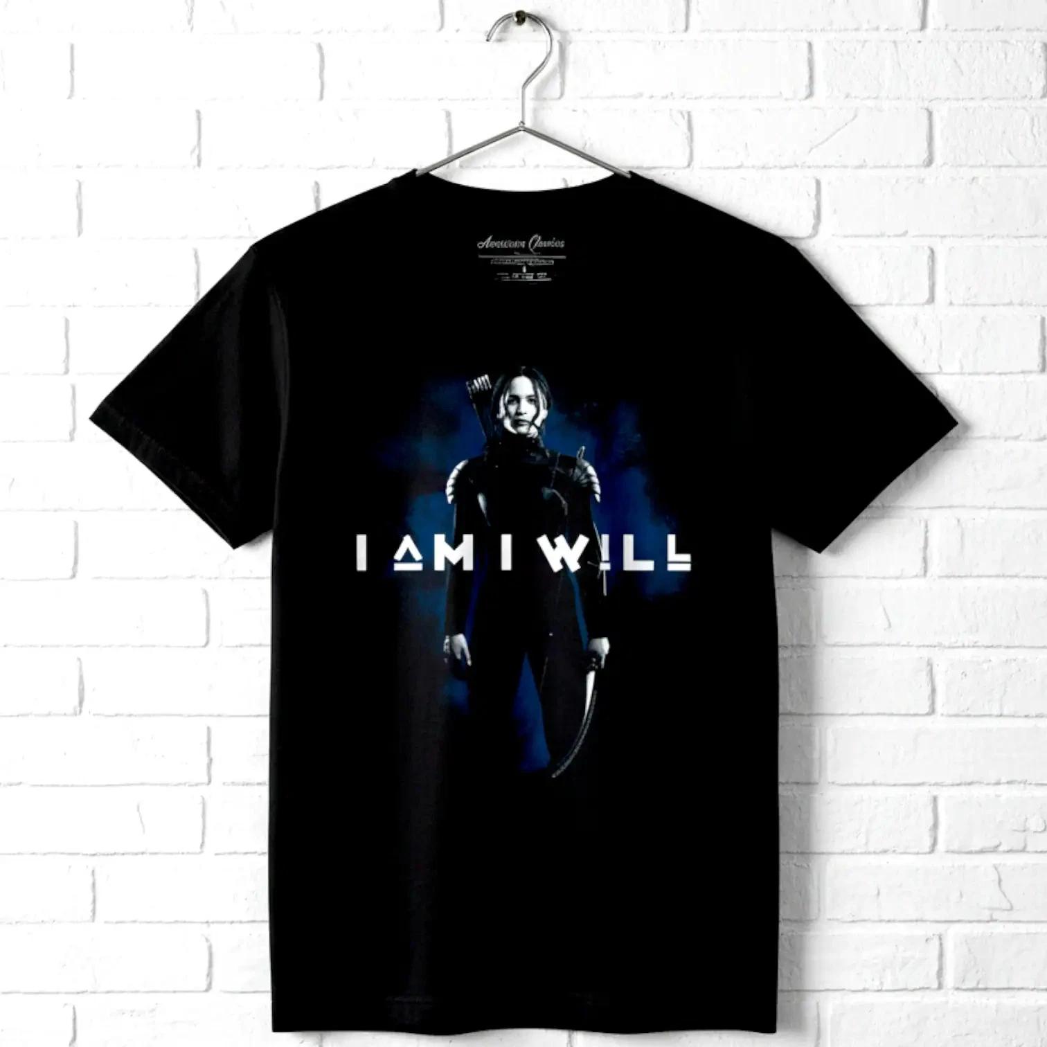 Hunger Games Katniss Everdeen I Am I Will Men s T Shirt XL