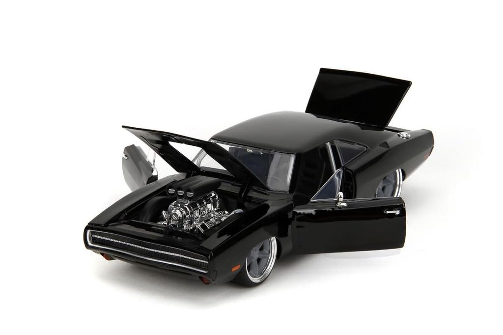 Jada Toys Fast & Furious Series 1/24 Scale Fast X Dodge Charger R/T Black (Dominic) Finished Model JADA34918