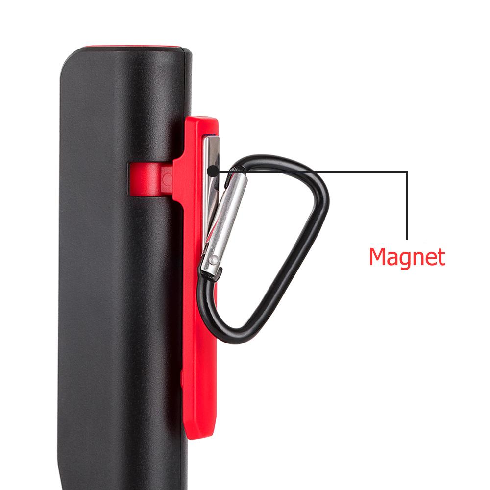 Leistungsstarke COB LED Arbeitsleuchte Auto Garage Mechanikerlampe Magnetisch USB Wiederaufladbar Stiftclip Taschenlampe Arbeitsinspektionsleuchte