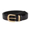 Genuine Leather Belt for Women  Brass Pin Buckle for Women  Simple and Fashionable Versatile Business Head Layer Cowhide Belt High End Feeling