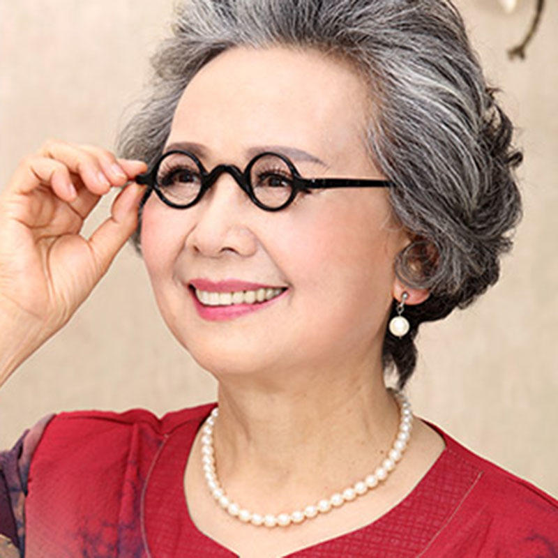 New Round Retro Reading Glasses Man Women Resin Clear 1.5 2.0 1.0 2.5 Presbyopia Tenacity Glass R7W7