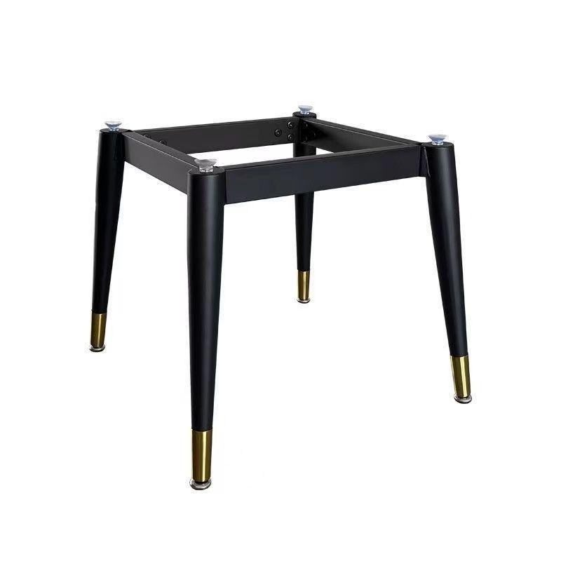 Square Rock Slab Dining Table Legs - Ceramic Tile, Marble Leg Brackets, Luxury Desk Stand Base