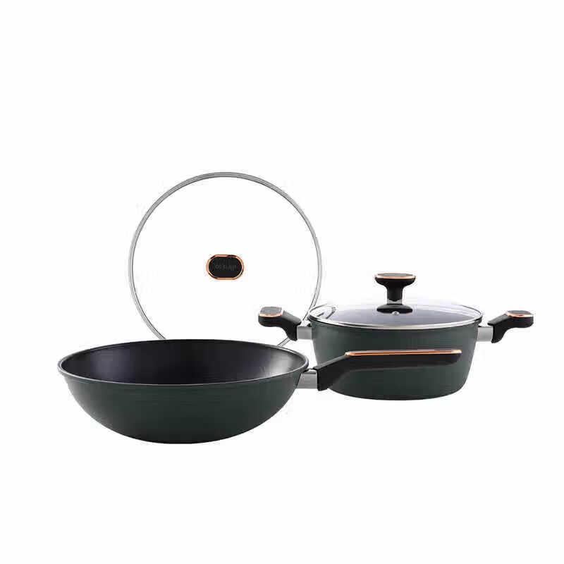 Deshilon Langyi Refined Iron Non-Stick Cookware Set