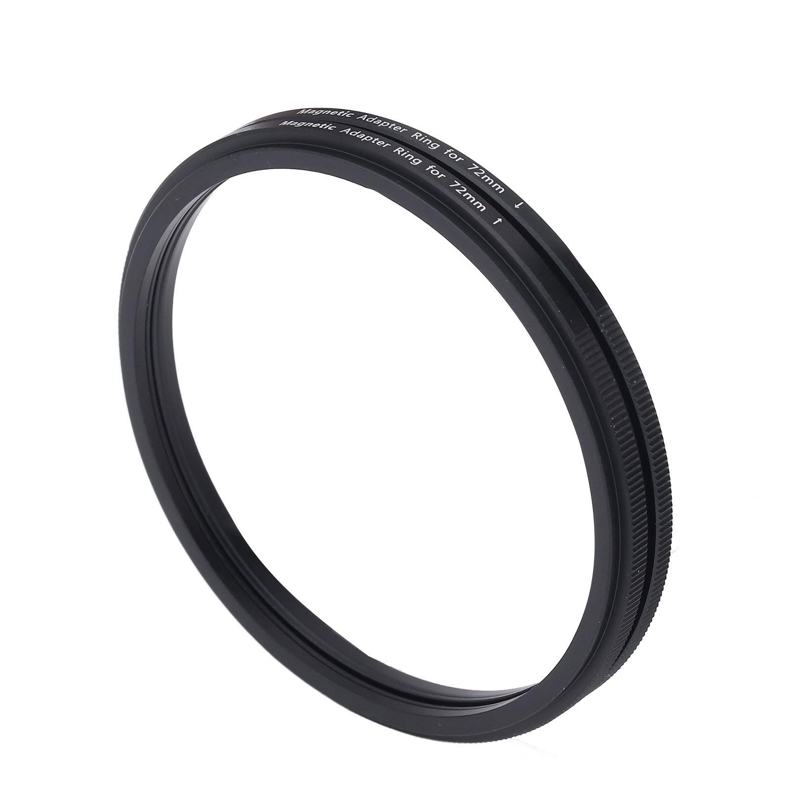 

Magnetic Filter Ring Adapter Set 72mm Aluminum Alloy Camera Lens Filter Adapter Ring for Lens Converter Accessories