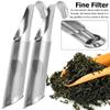 Stainless Steel Tea Strainer Fine Mesh Infuser with Hanging Hook Tea Diffuser Steeper Pipe Filter for Loose Leaf Tea