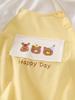 Korean Style Summer Baby Romper: Cute Short Sleeve Cartoon Bodysuit for Energetic Boys and Girls, Ages 0-2.