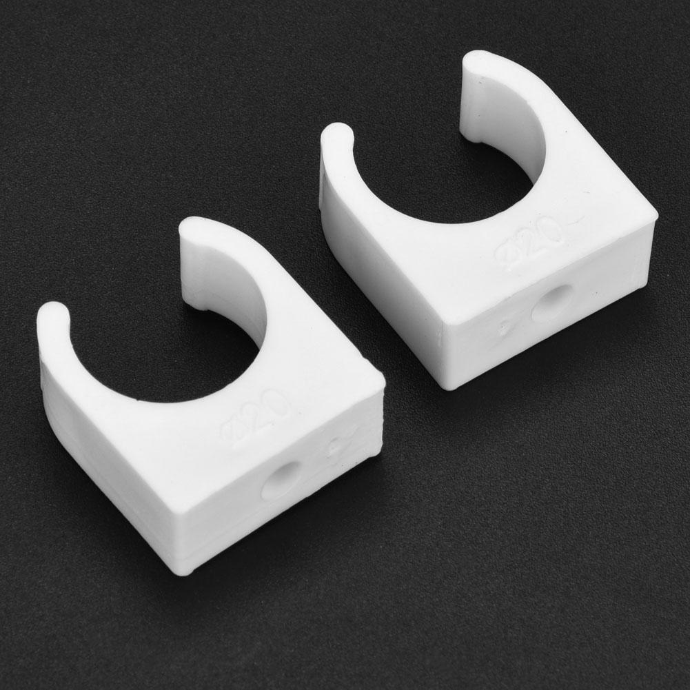 20 pezzi 16202532mm Fascette a U per Tubi Fissaggio Tubi dell'Acqua con Viti (20 millimetri)
