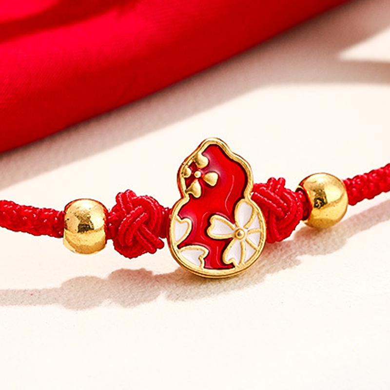 Top scorer in the imperial examination, red rope bracelet, Wenchang knot, student high-end versatile bracelet