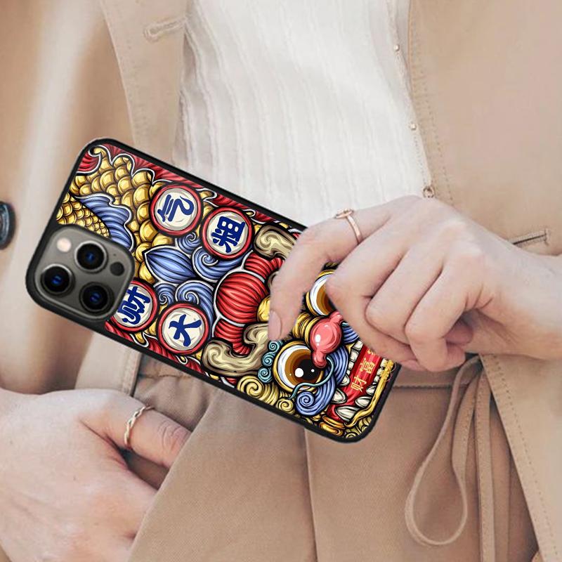Creative lucky money cat Magnetic Phone Case For APPLE iPhone 17 Air 16 14 13 12 Pro Max 15 Plus Wireless Charge MagSafe Cover